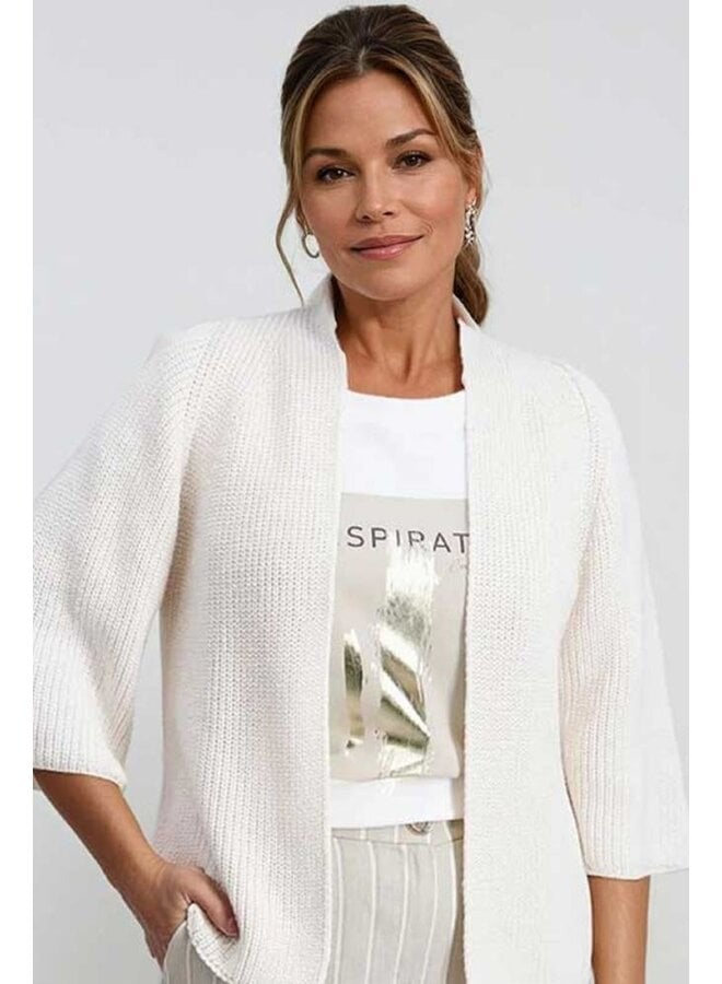 Signe Nature Vest Offwhite 843129