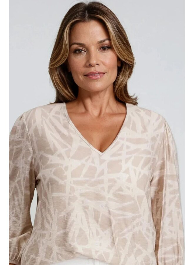 Signe Nature Blouse Zand 840341