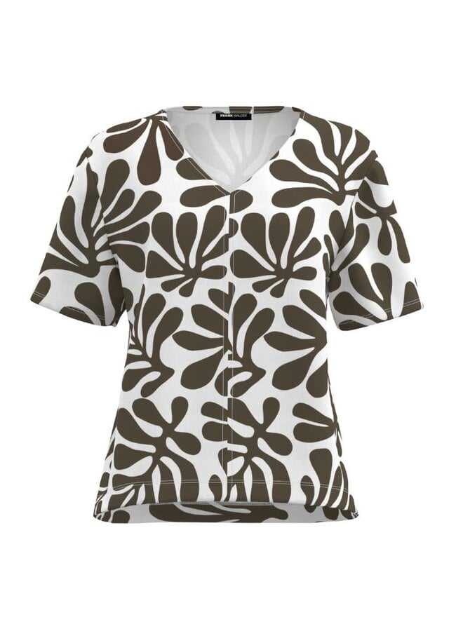 Frank Walder Shirt Olijf 602401