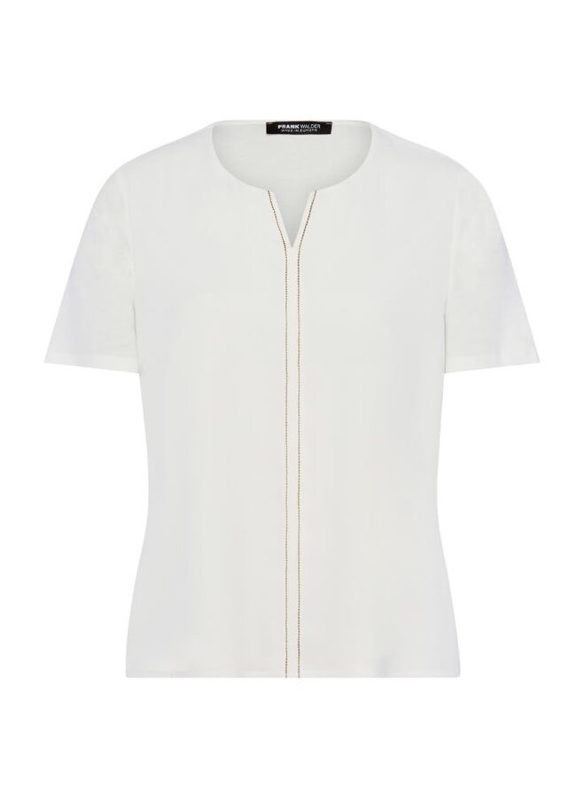 Frank Walder Blouse Offwhite 202420
