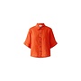 OUI Linnen Blouse Burned Orange 97229