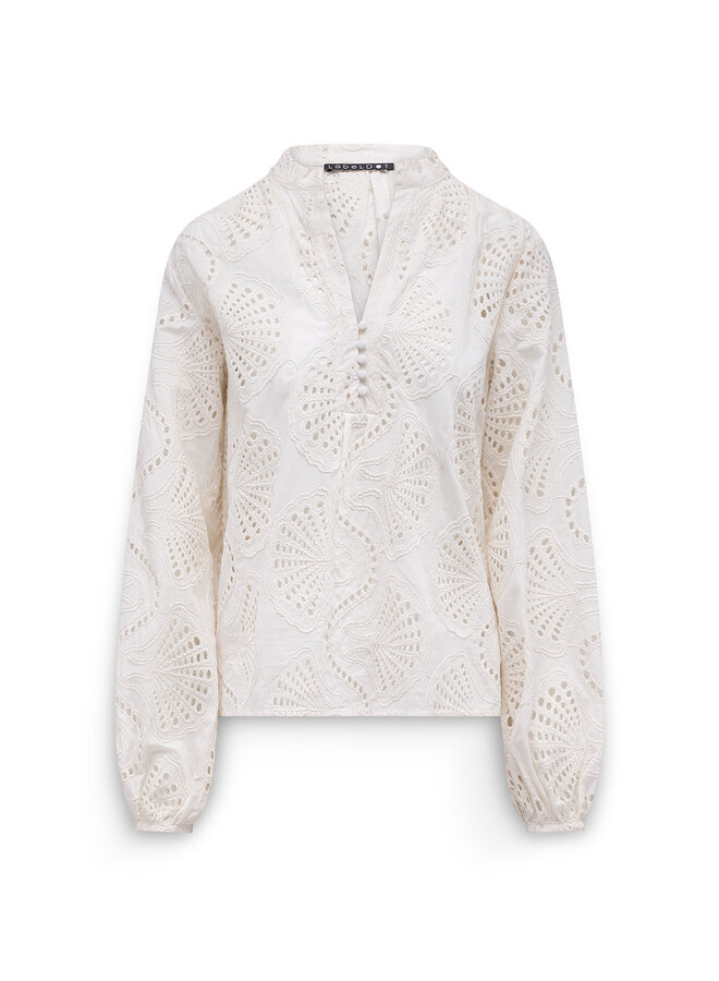 Label Dot Blouse Zand Anneke