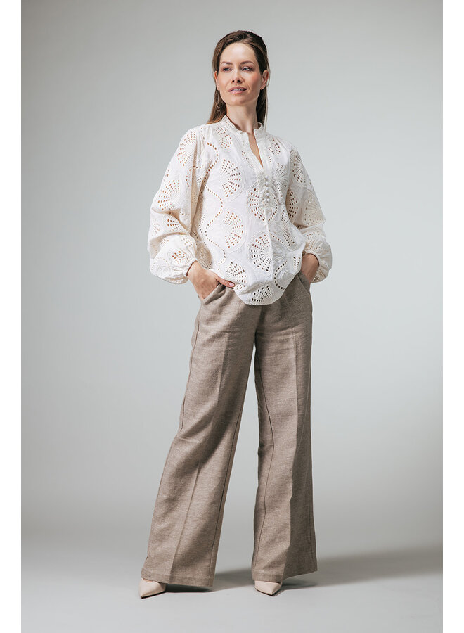 Label Dot Blouse Zand Anneke