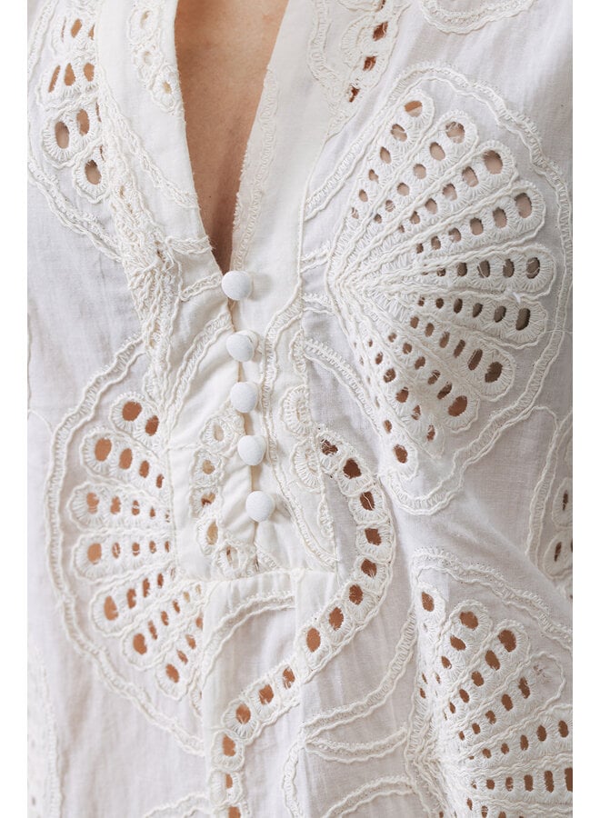 Label Dot Blouse Zand Anneke