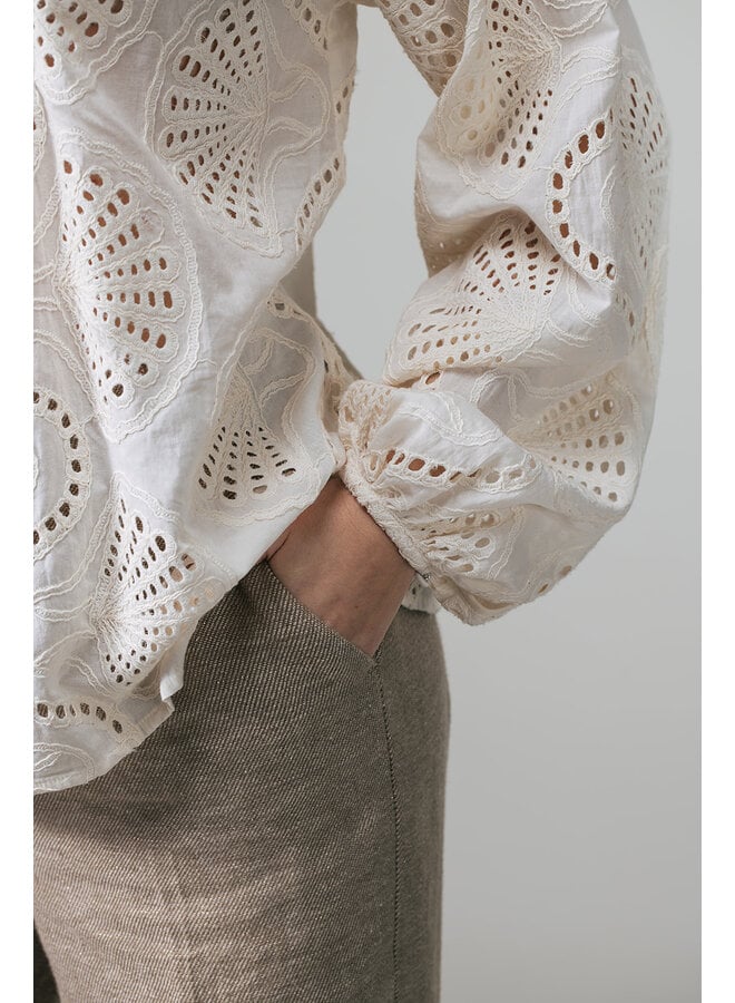 Label Dot Blouse Zand Anneke