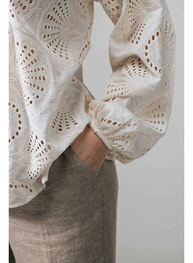 Label Dot Blouse Zand Anneke