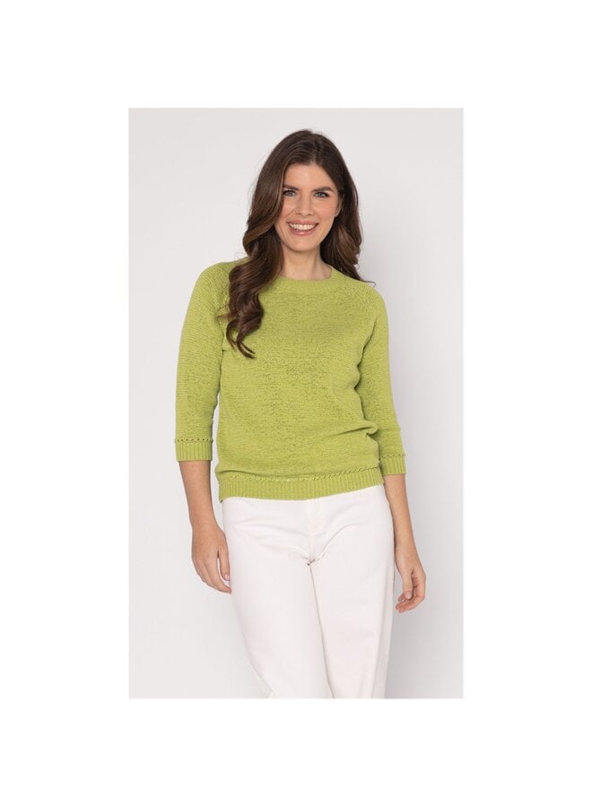 Roberto Sarto Pullover Limegroen 611198