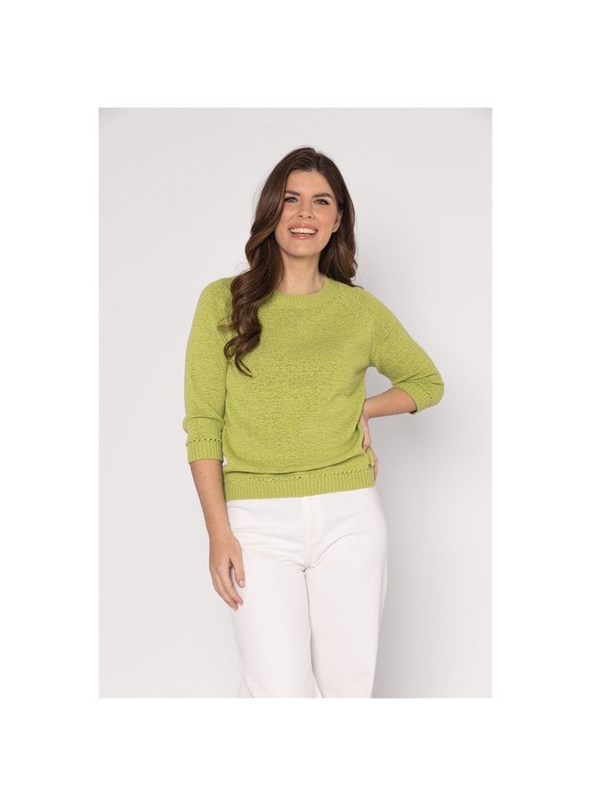 Roberto Sarto Pullover Limegroen 611198