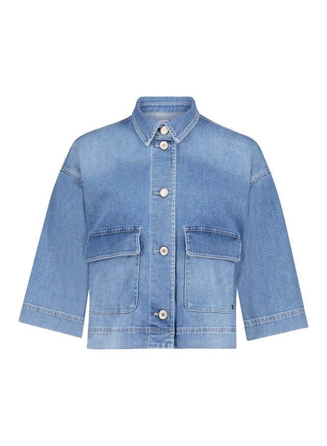 Betty & Co Jeansjack Blauw 4511-3304