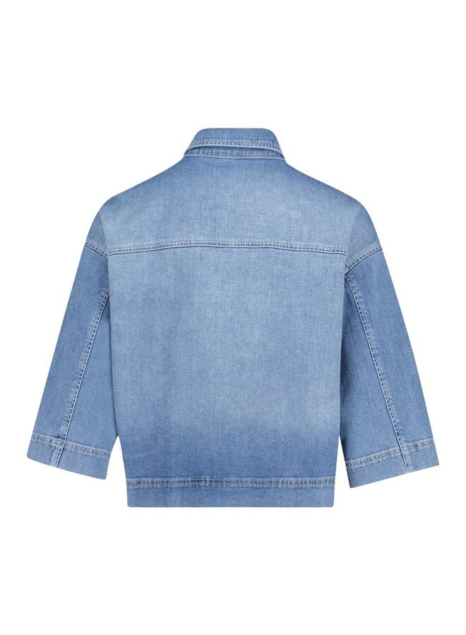 Betty & Co Jeansjack Blauw 4511-3304