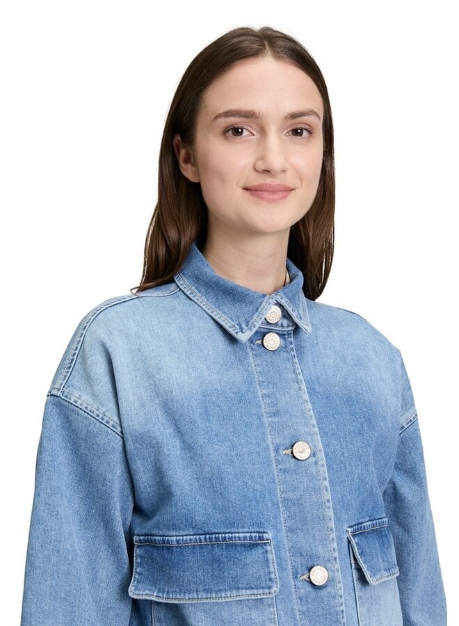Betty & Co Jeansjack Blauw 4511-3304