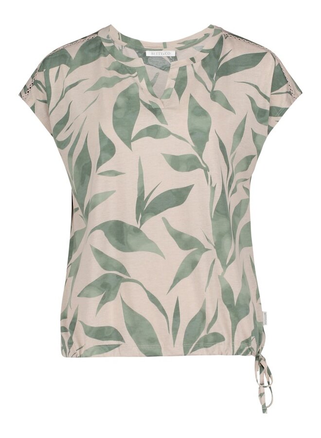 Betty & Co Shirt Olijf 2407-3249