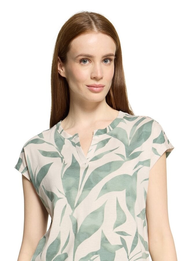 Betty & Co Shirt Olijf 2407-3249