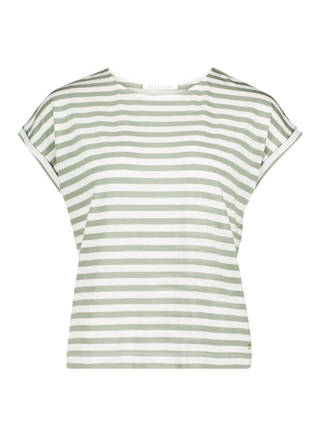 Betty & Co Shirt Olijf 2411-3146