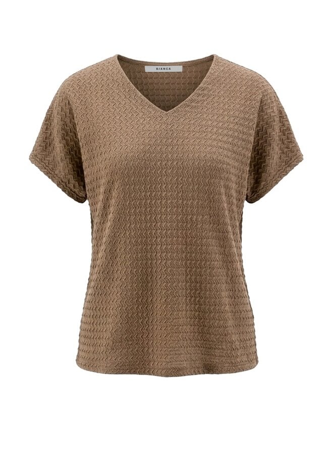 Bianca Shirt Bruin 76034