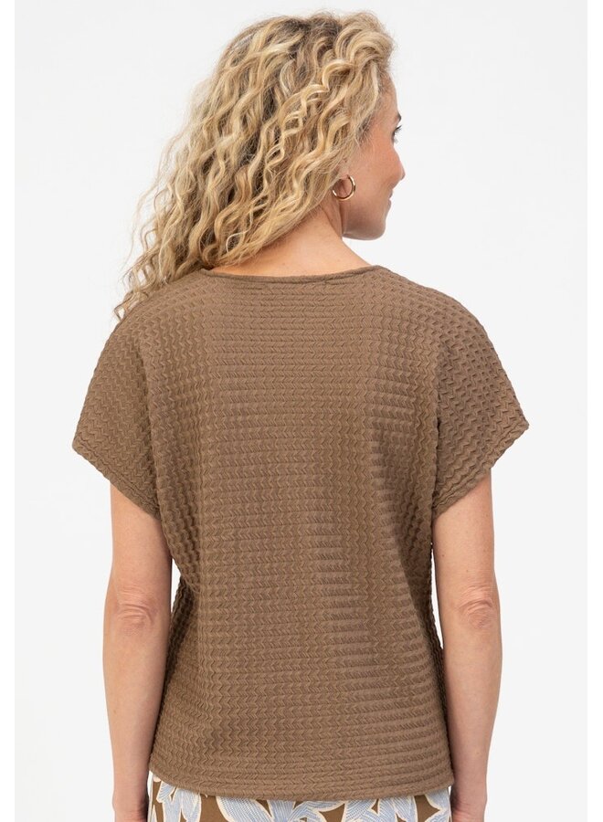 Bianca Shirt Bruin 76034