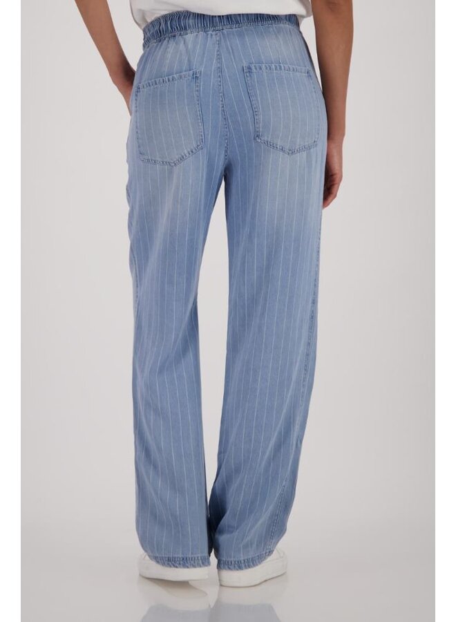 Monari Broek Jeansblauw 410954