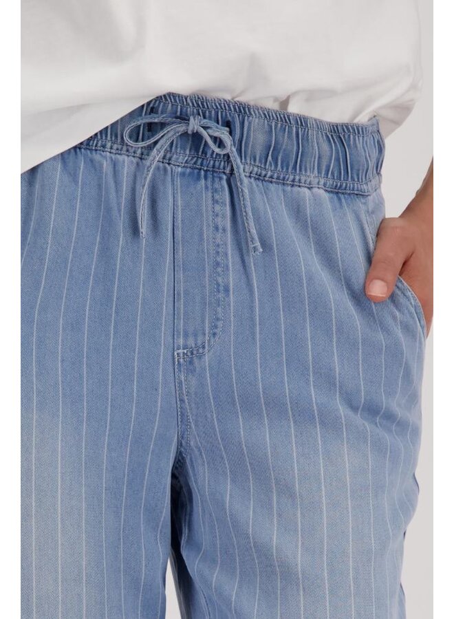 Monari Broek Jeansblauw 410954