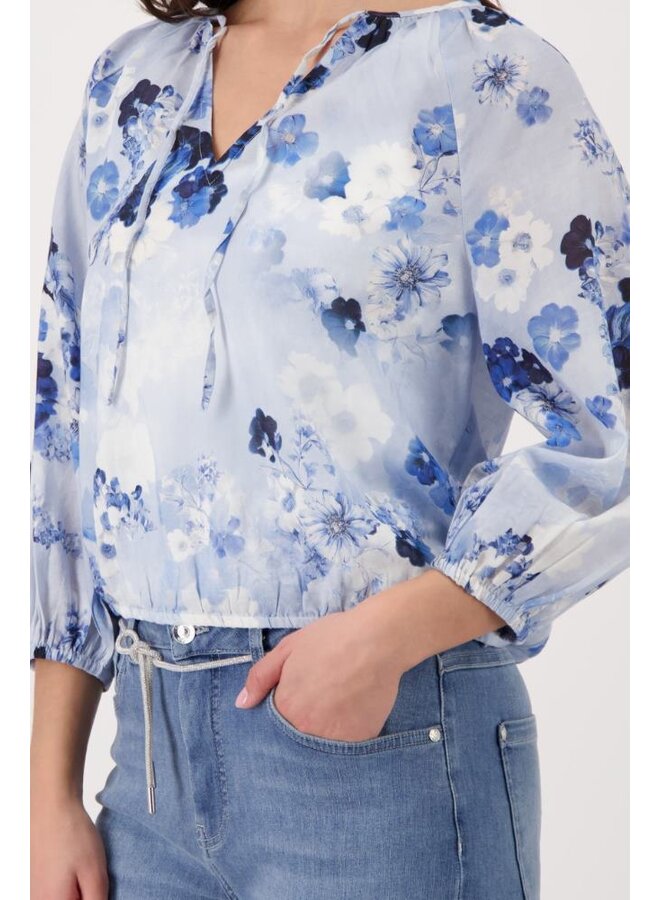 Monari Blouson Blauw 410780