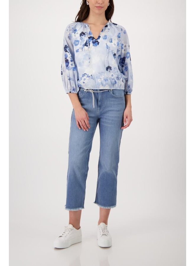 Monari Blouson Blauw 410780