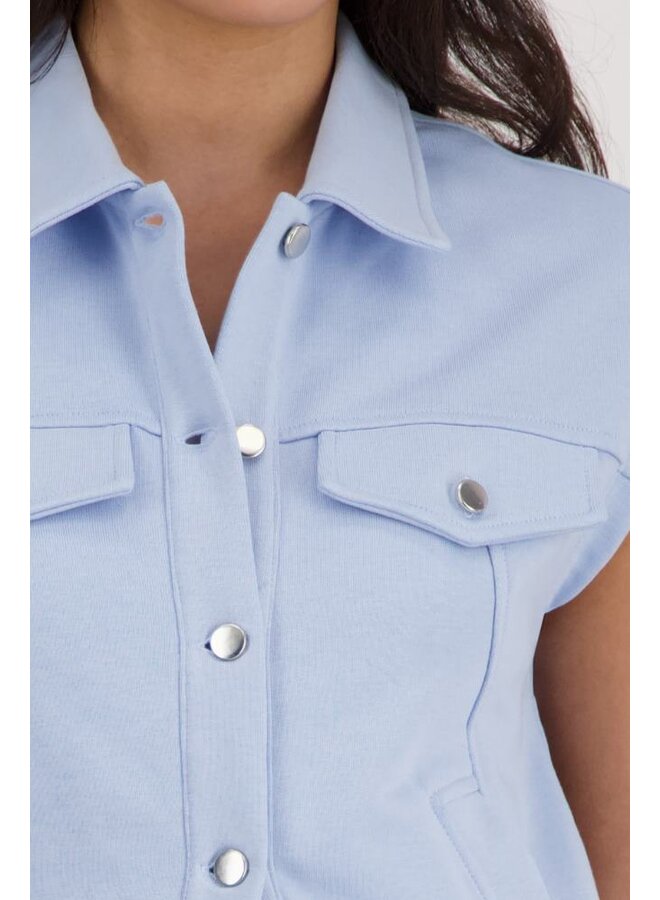 Monari Gilet Blauw 410642