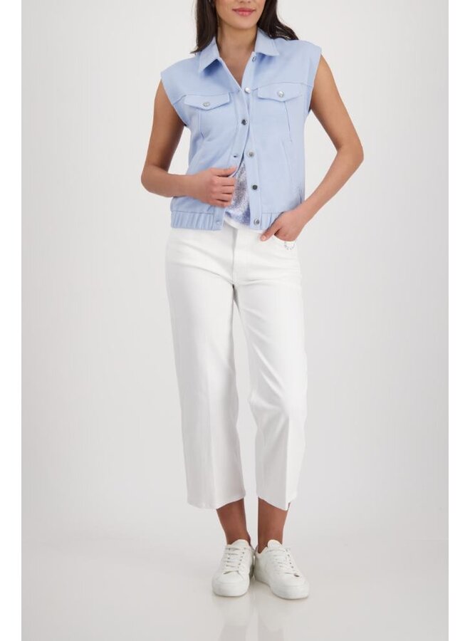 Monari Gilet Blauw 410642