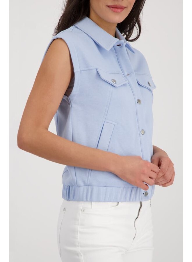 Monari Gilet Blauw 410642