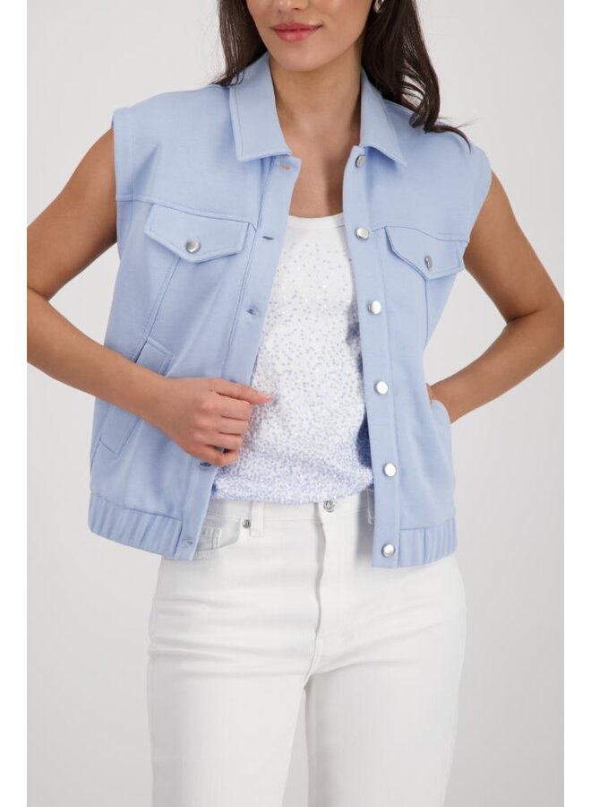 Monari Gilet Blauw 410642