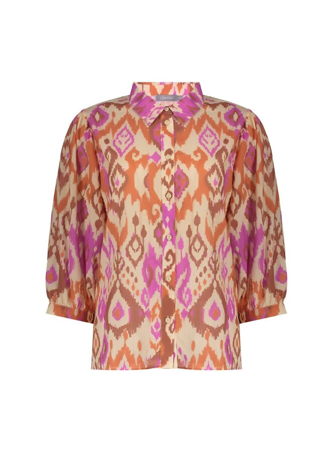 Geisha Blouse Burned Orange 63207-20
