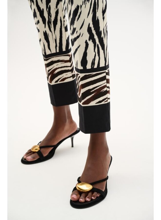 Joseph Ribkoff Broek Zwart/Bruin 262206