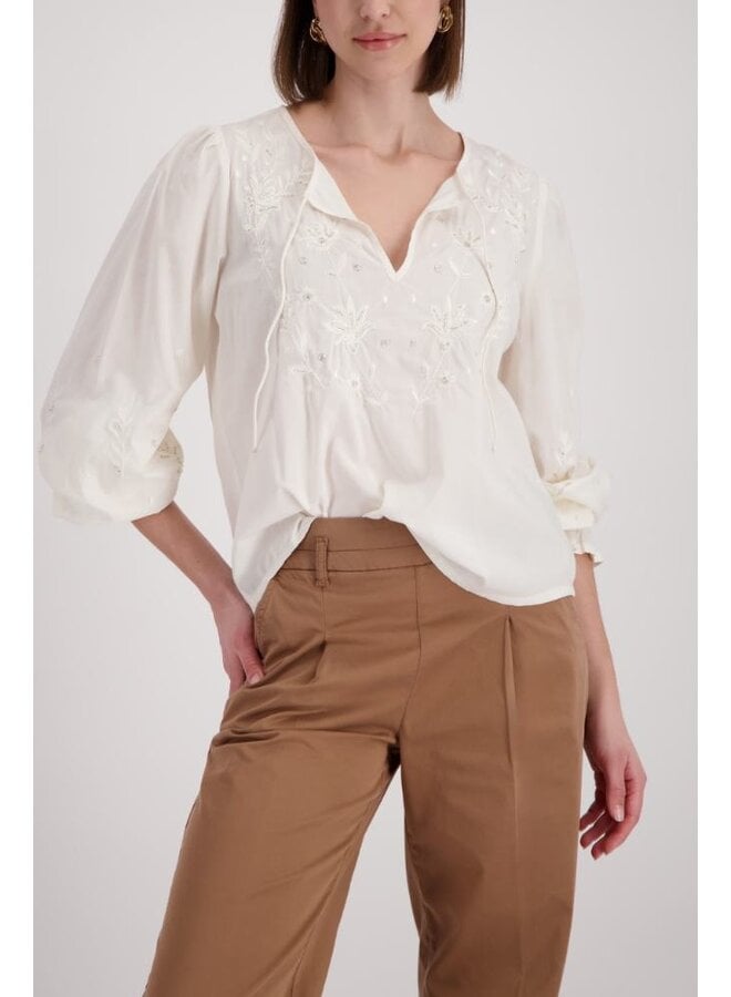 Monari Blouse Ecru 410829