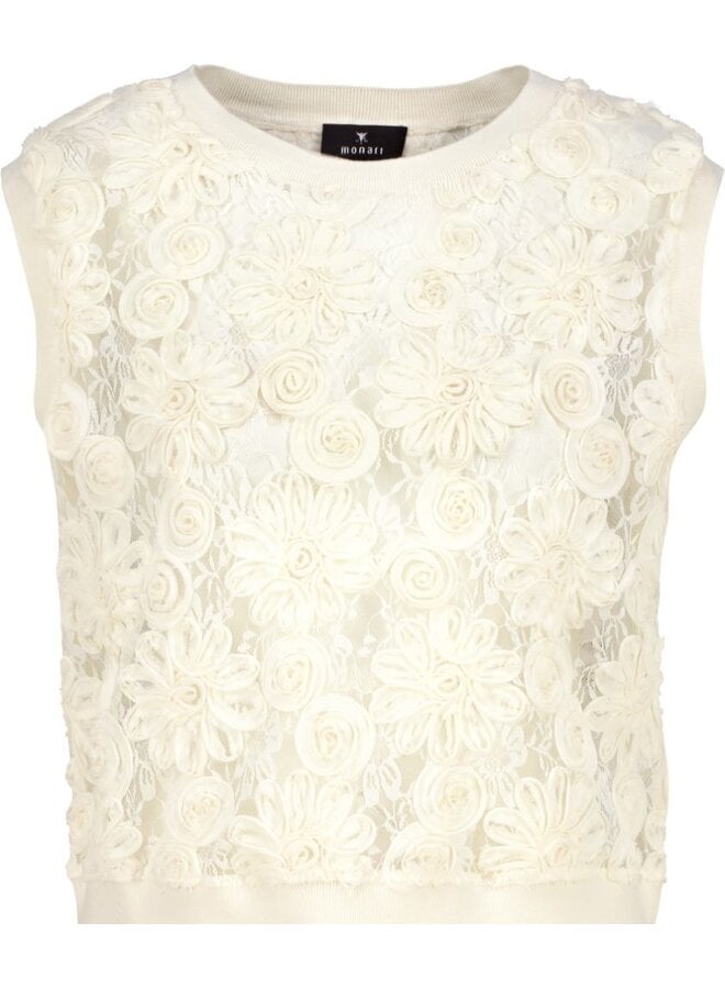 Monari Top Ecru 410858