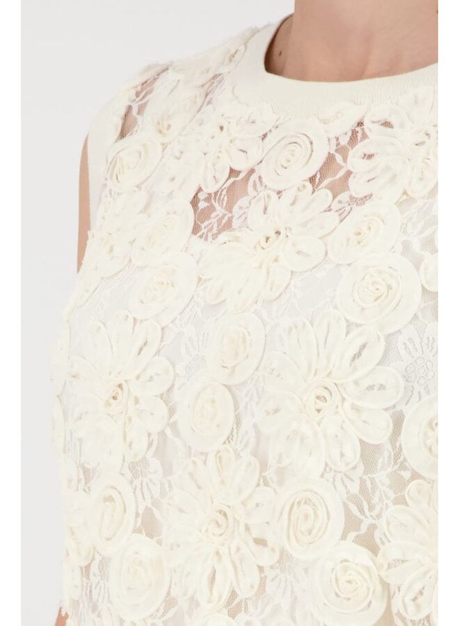 Monari Top Ecru 410858