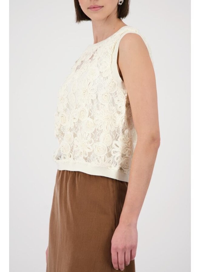 Monari Top Ecru 410858