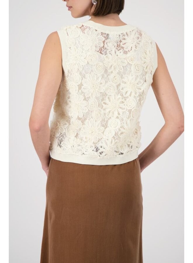 Monari Top Ecru 410858