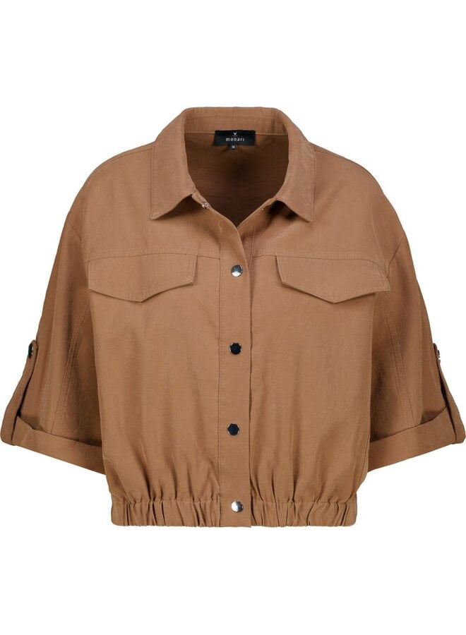 Monari Blouse Jasje Hazelnoot 410742