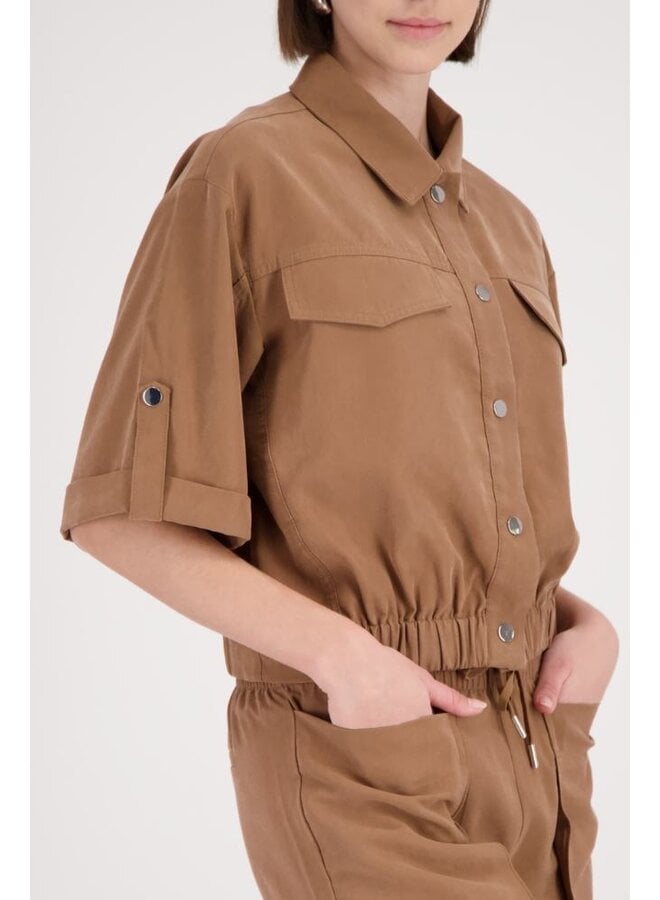 Monari Blouse Jasje Hazelnoot 410742