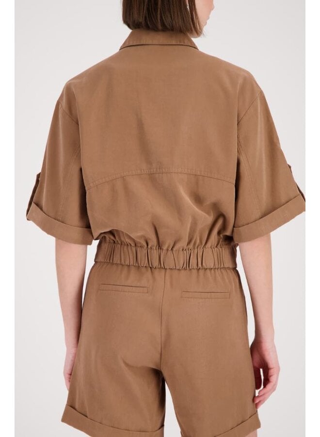 Monari Blouse Jasje Hazelnoot 410742