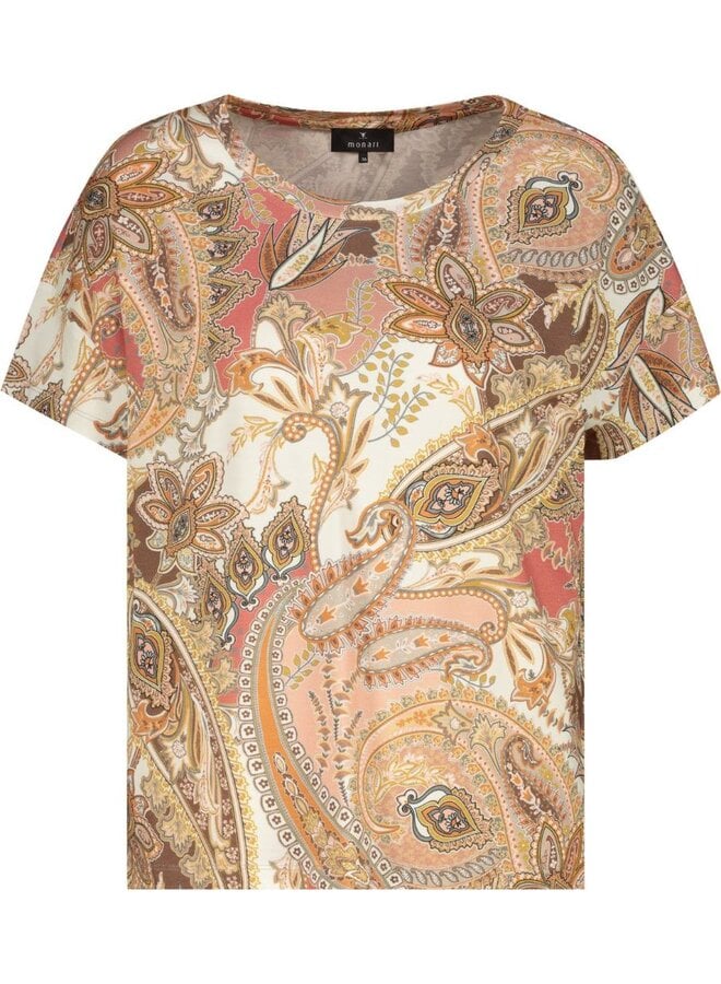 Monari Shirt Hazelnoot 410571