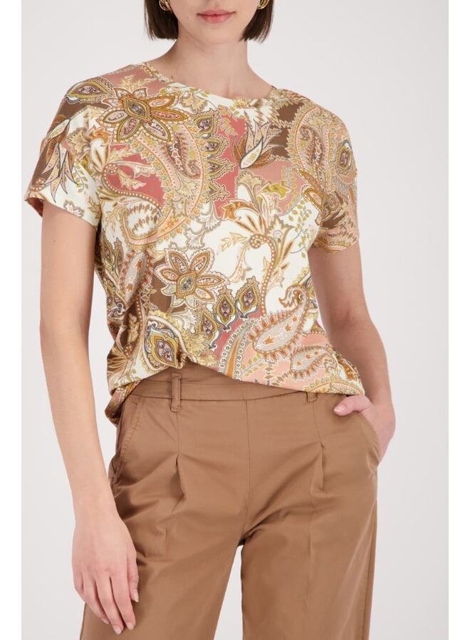 Monari Shirt Hazelnoot 410571