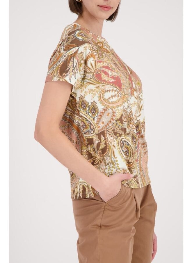 Monari Shirt Hazelnoot 410571