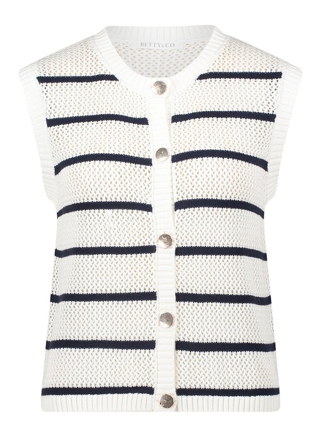 Betty & Co Vest Offwhite 5020-3431