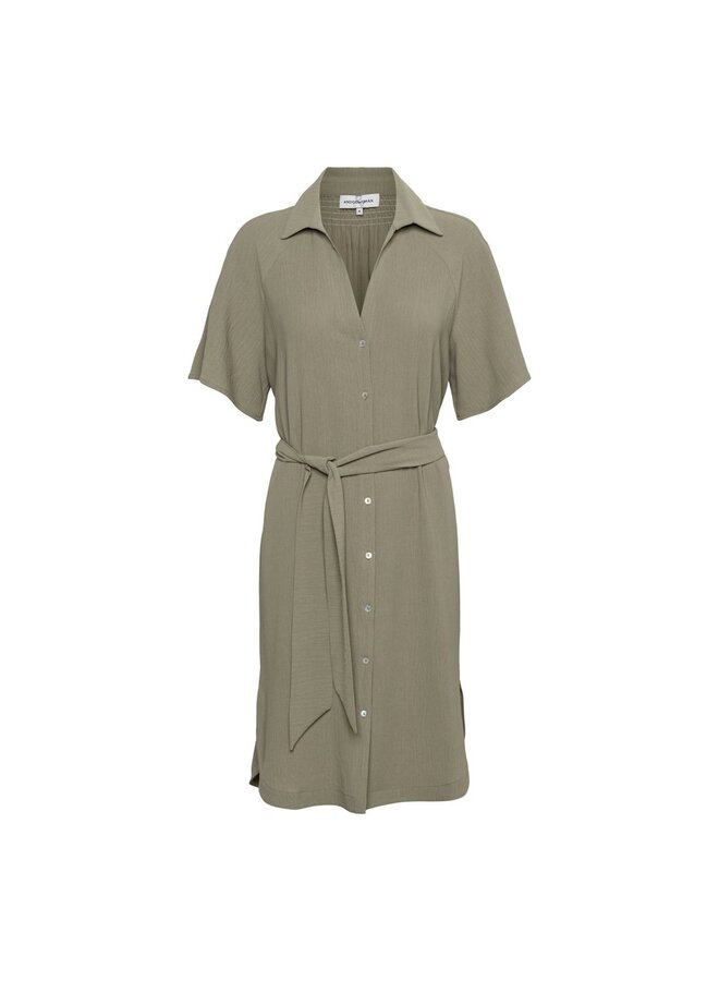 &Co Woman Jurk Khaki Margot Dress DR303