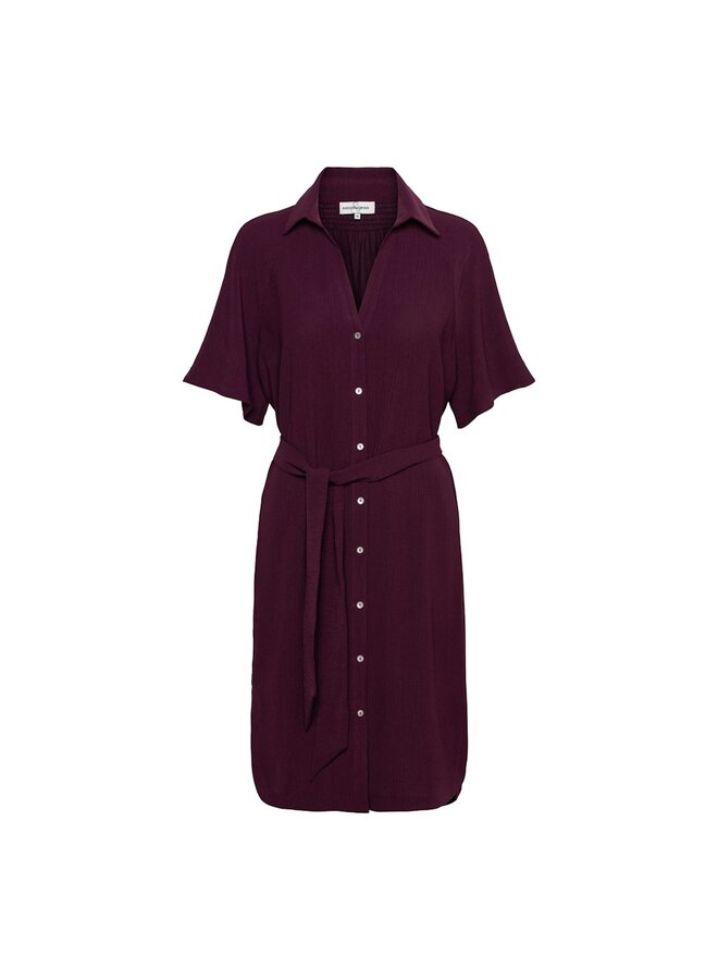 &Co Woman Jurk Bourgogne Margot Dress DR303