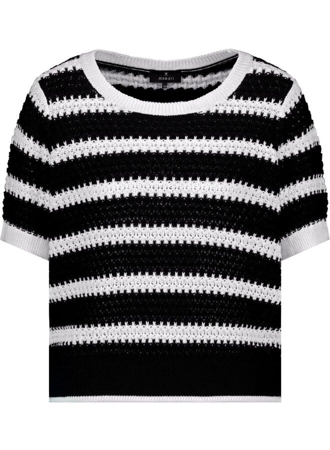 Monari Pullover Zwart 410882