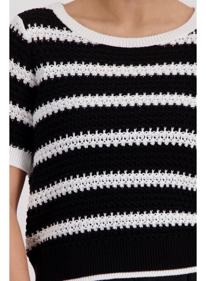 Monari Pullover Zwart 410882