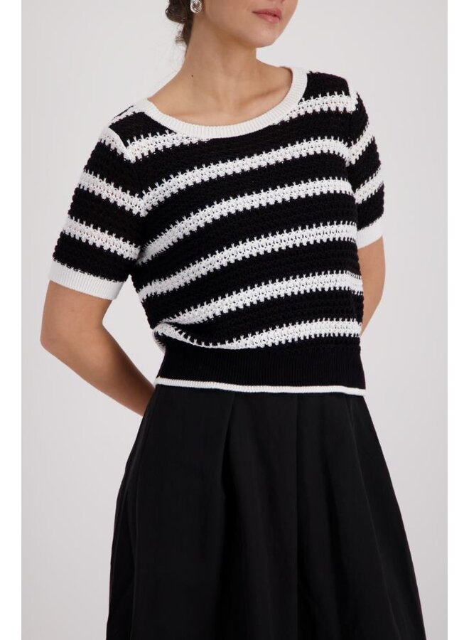 Monari Pullover Zwart 410882