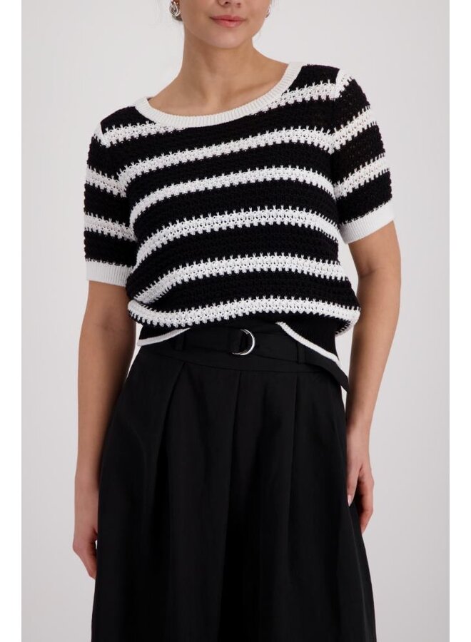 Monari Pullover Zwart 410882