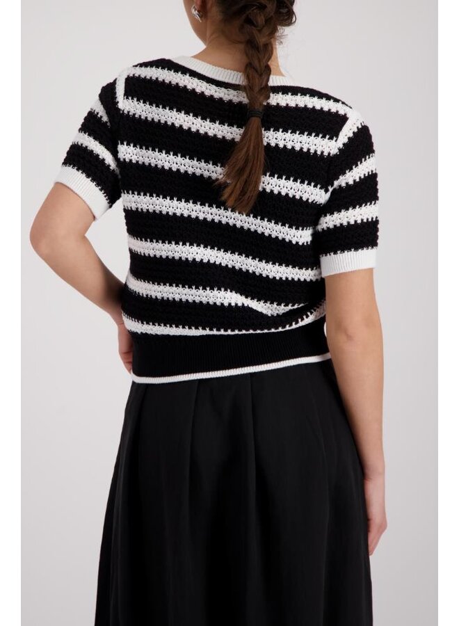 Monari Pullover Zwart 410882