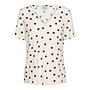 &Co Woman Shirt Ecru/Bourgogne Marley Dot TO373